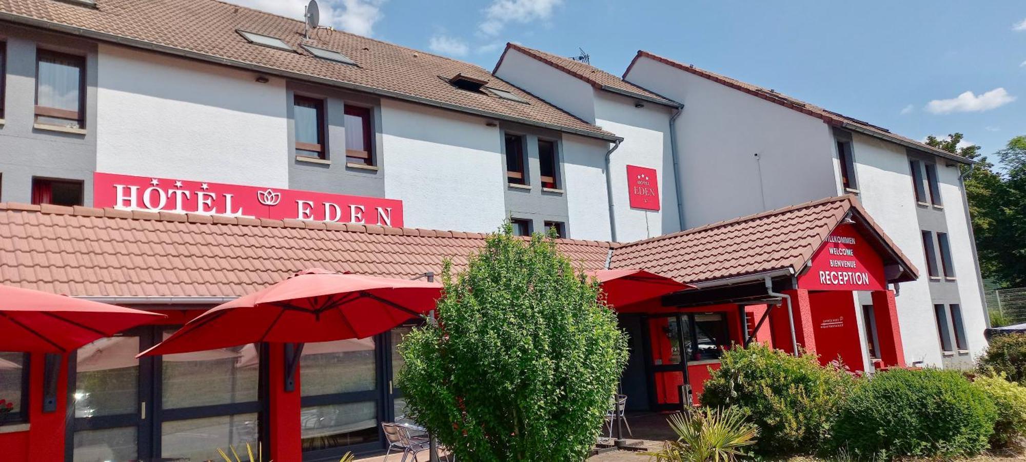 Hotel EDEN- Metz Nord ex le Berlange Woippy Exterior foto